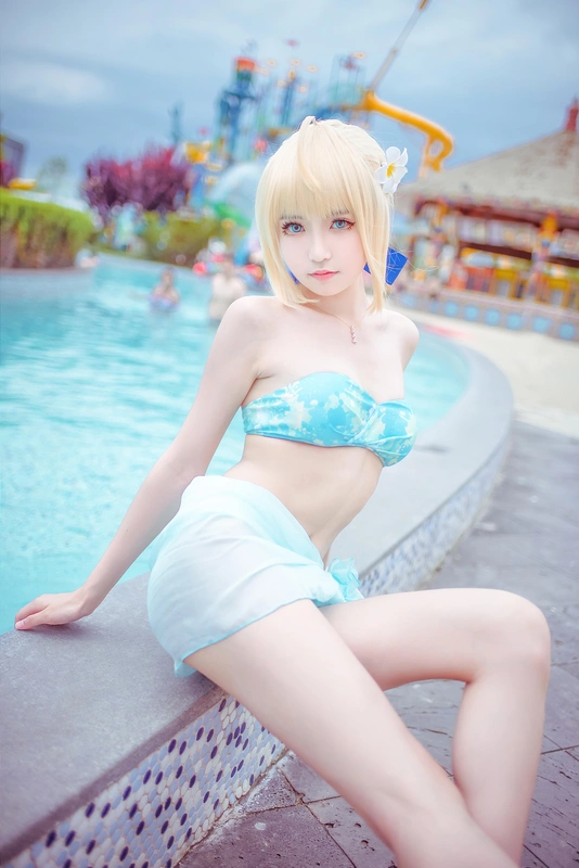 阿尔托莉雅泳装 - 这个泡泡就是逊啦